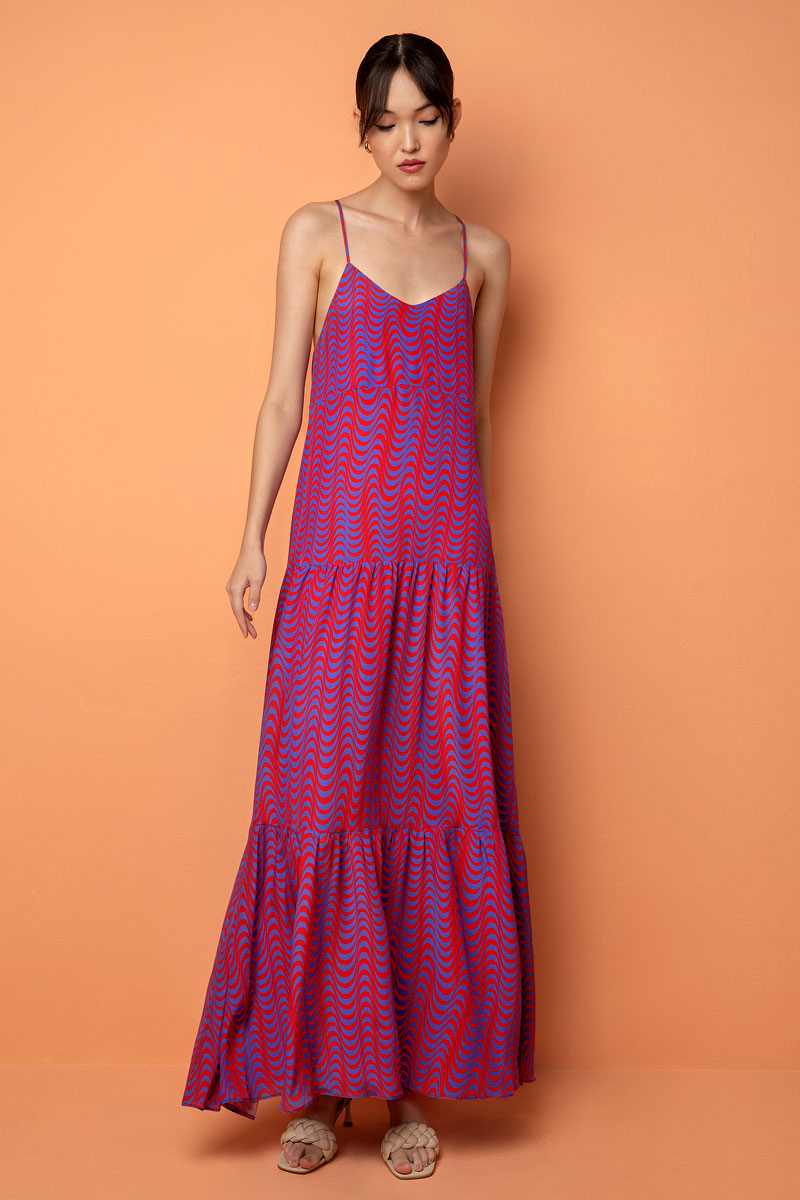 Adjustable-Strap Dress