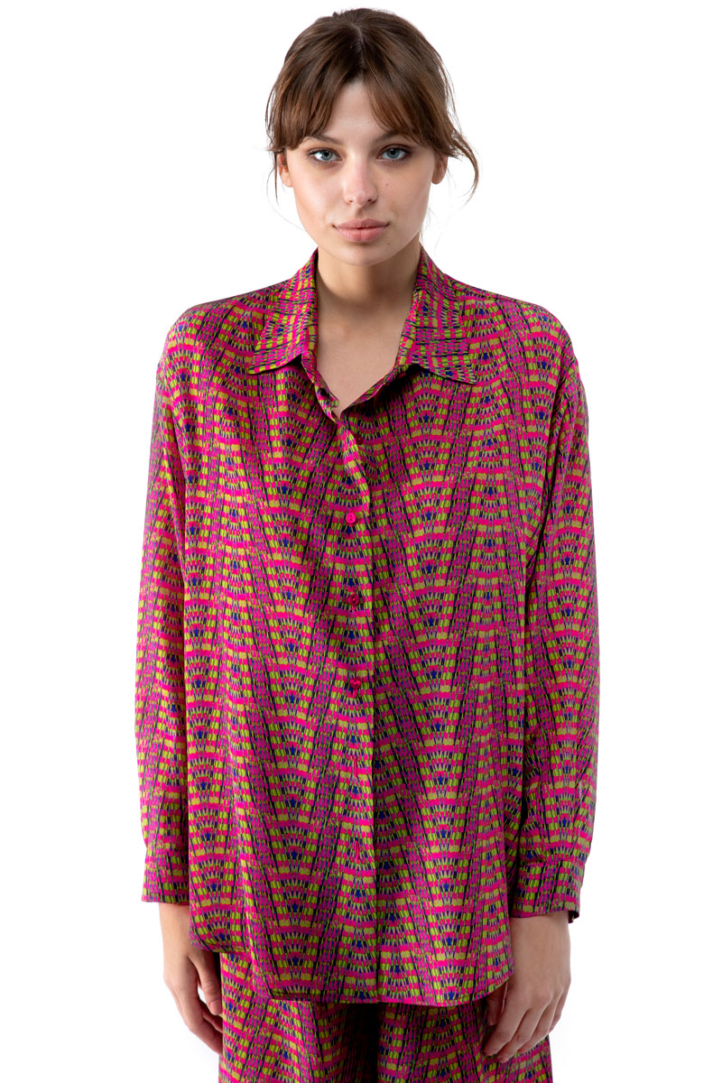 Loose Crepe Shirt