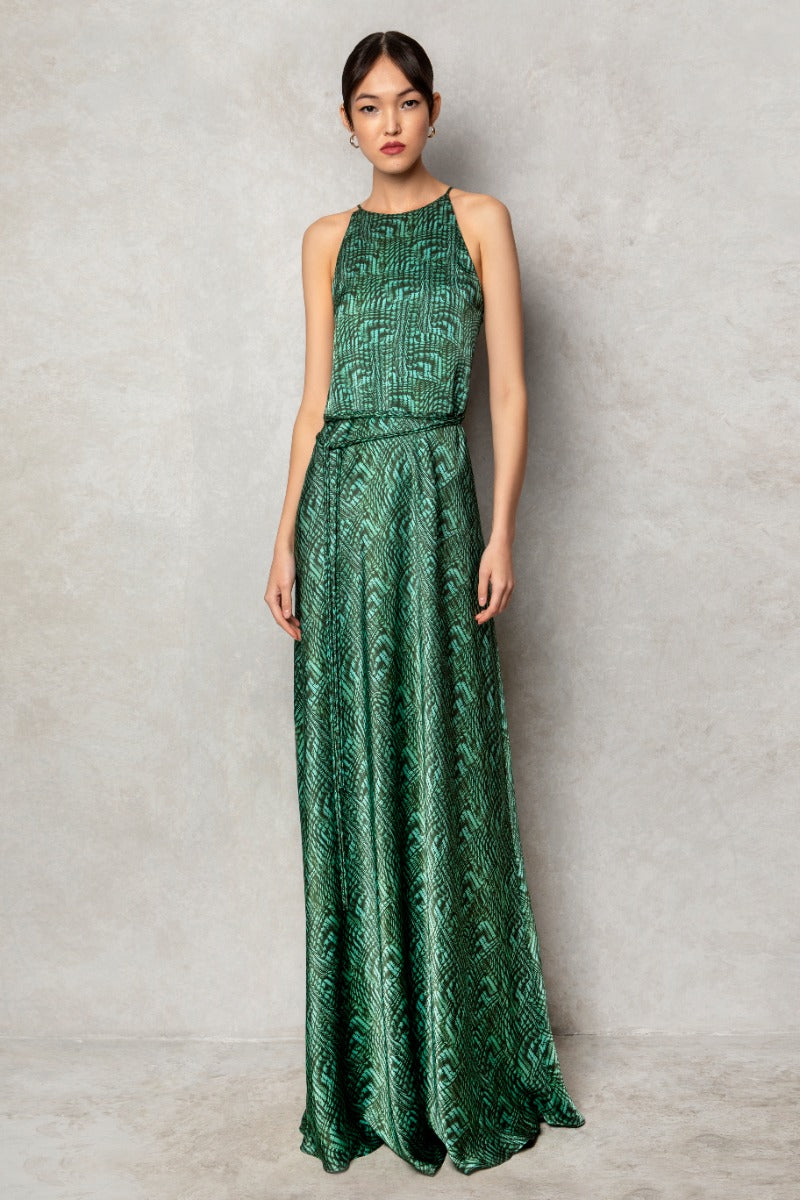 Halterneck Maxi Dress