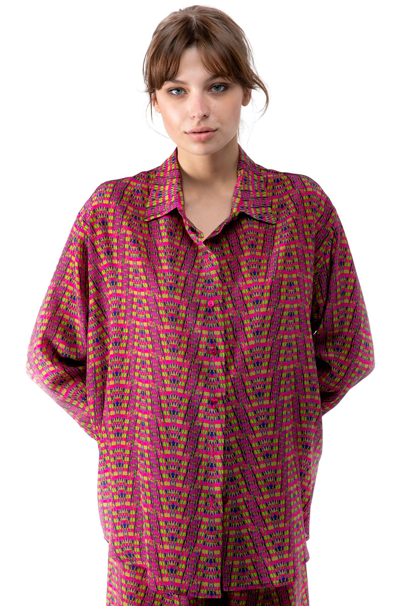 Loose Crepe Shirt