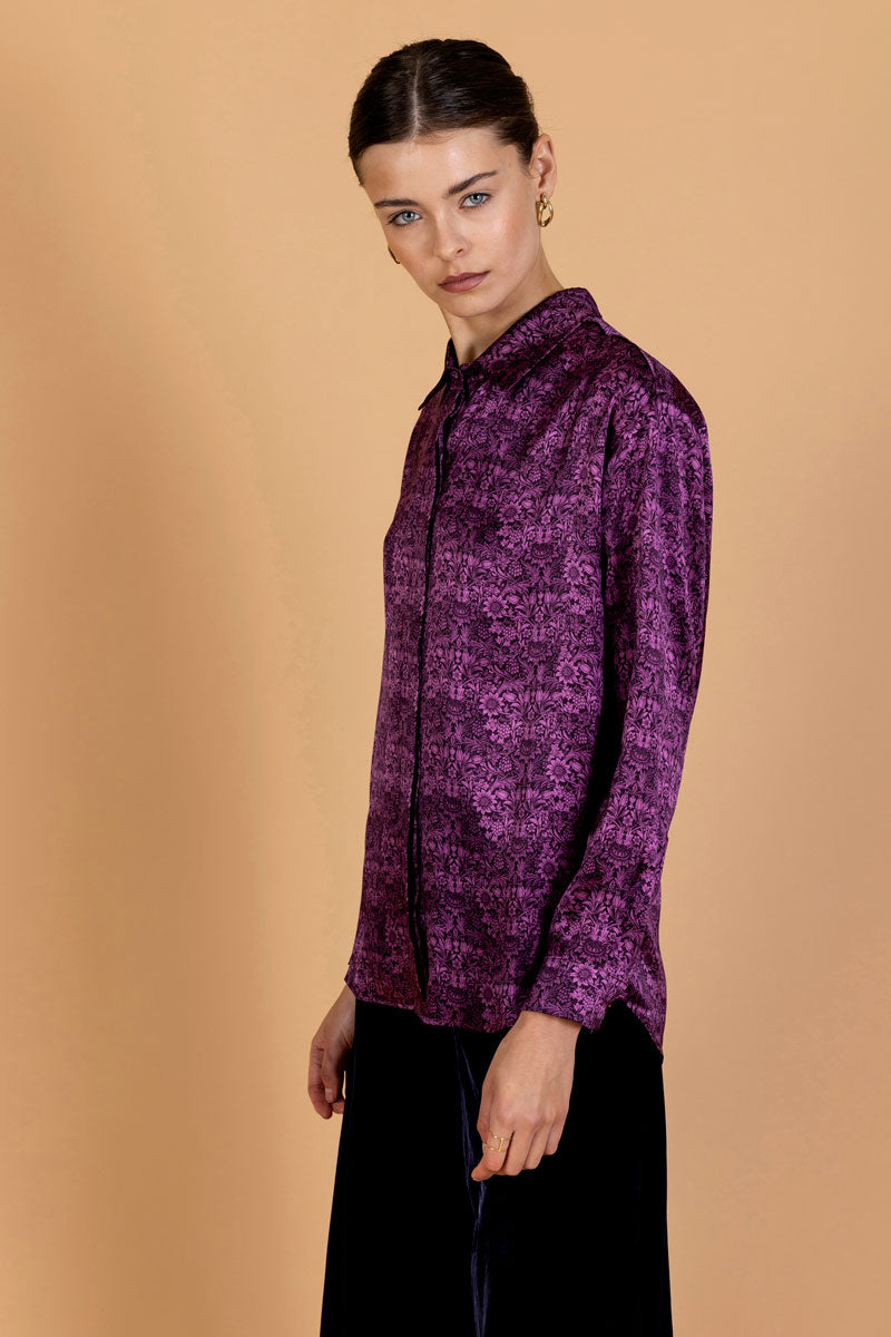 Silk Satin Shirt