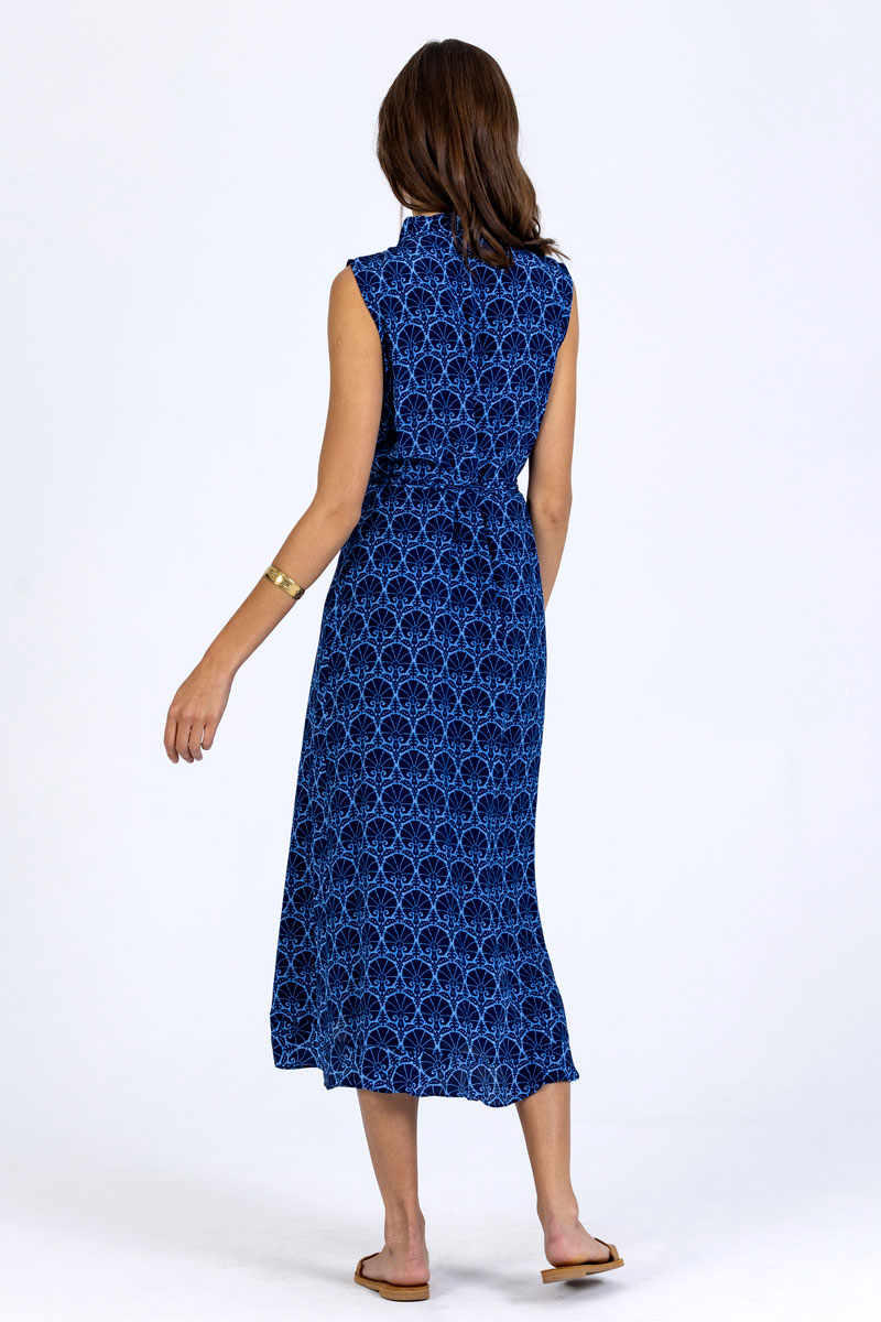 Silk Frilled Wrap Dress