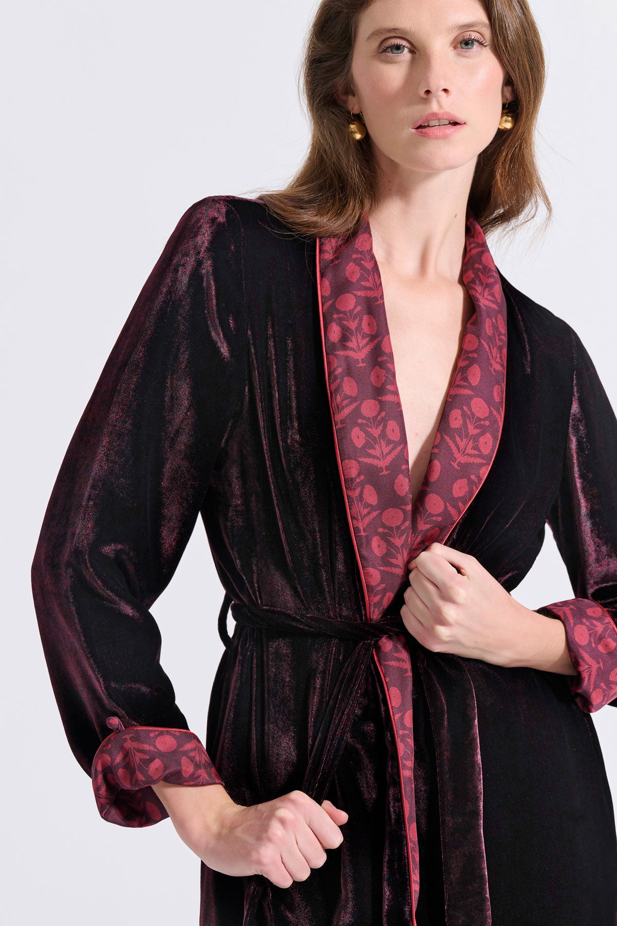 Reversible Belted Kimono