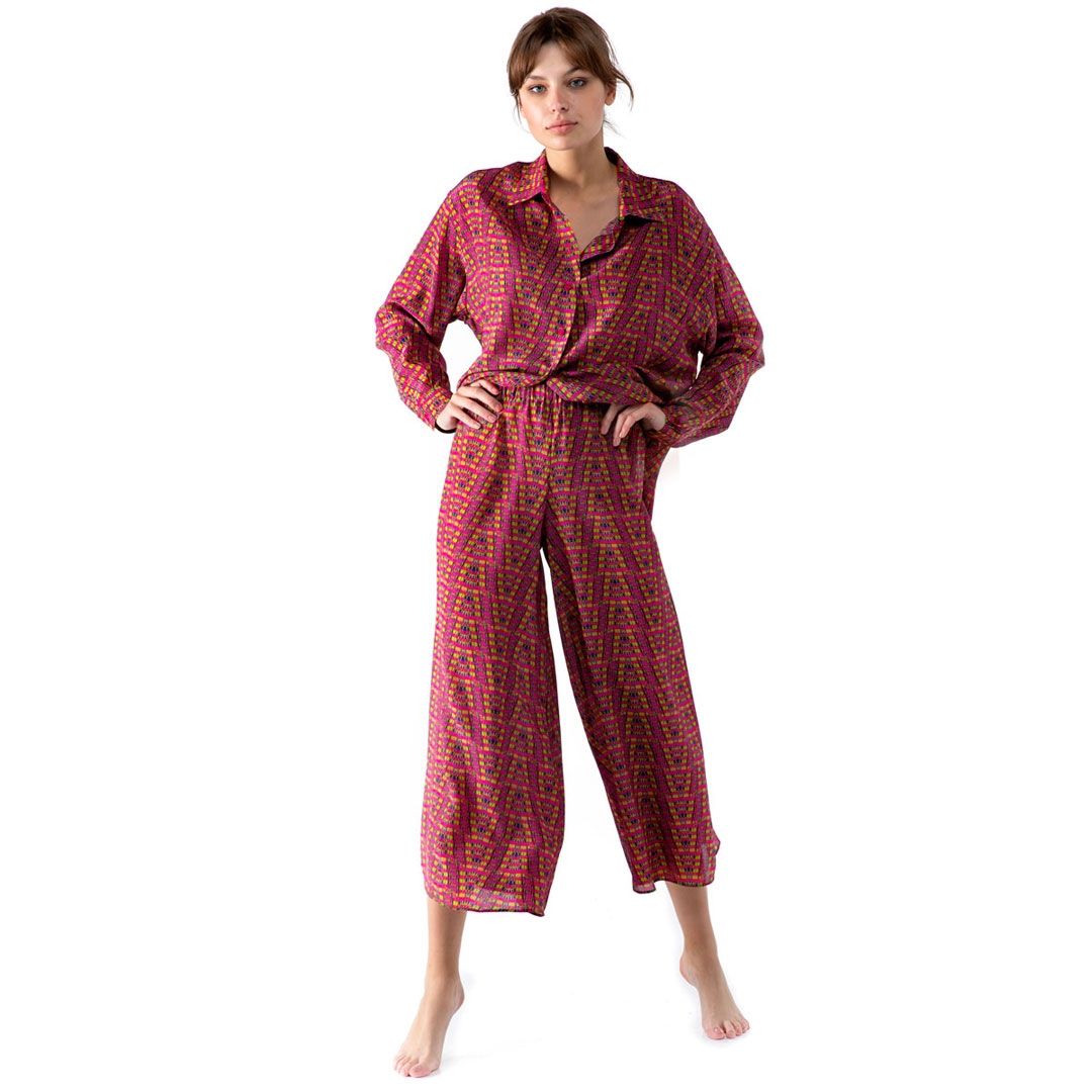 Elasticated Waist Crop Pants