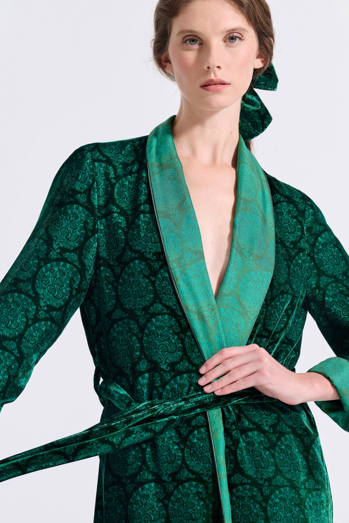 Reversible Belted Kimono