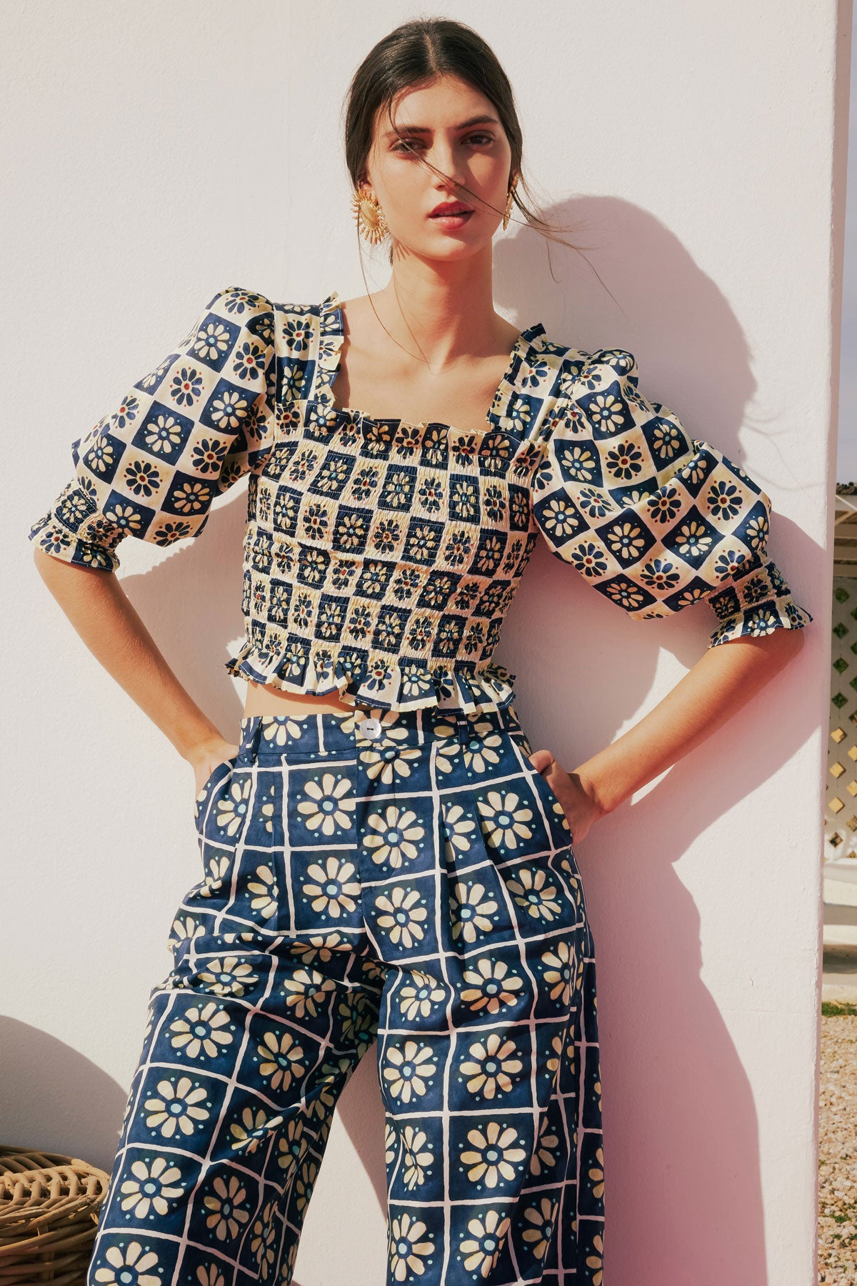 Straight Leg Trousers