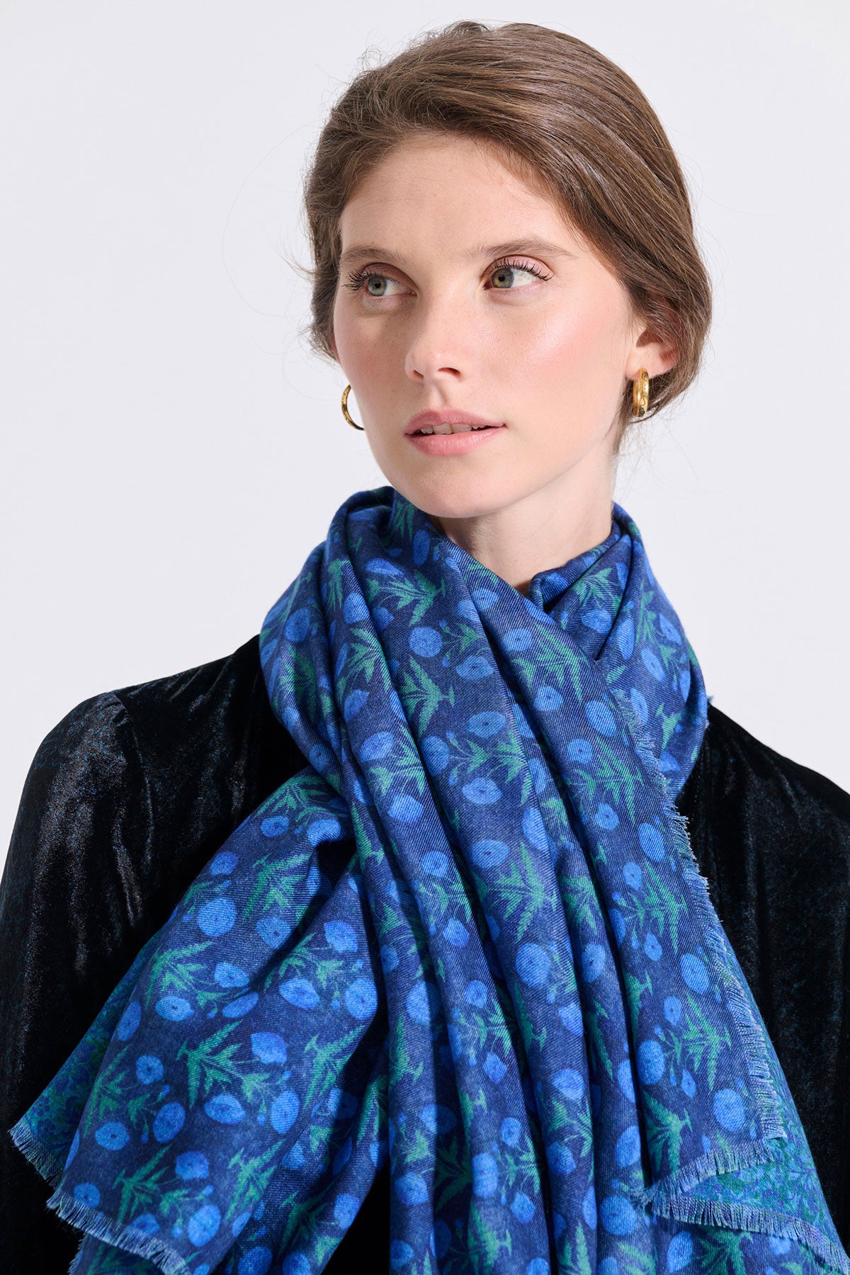 Double Sided Wool Scarf