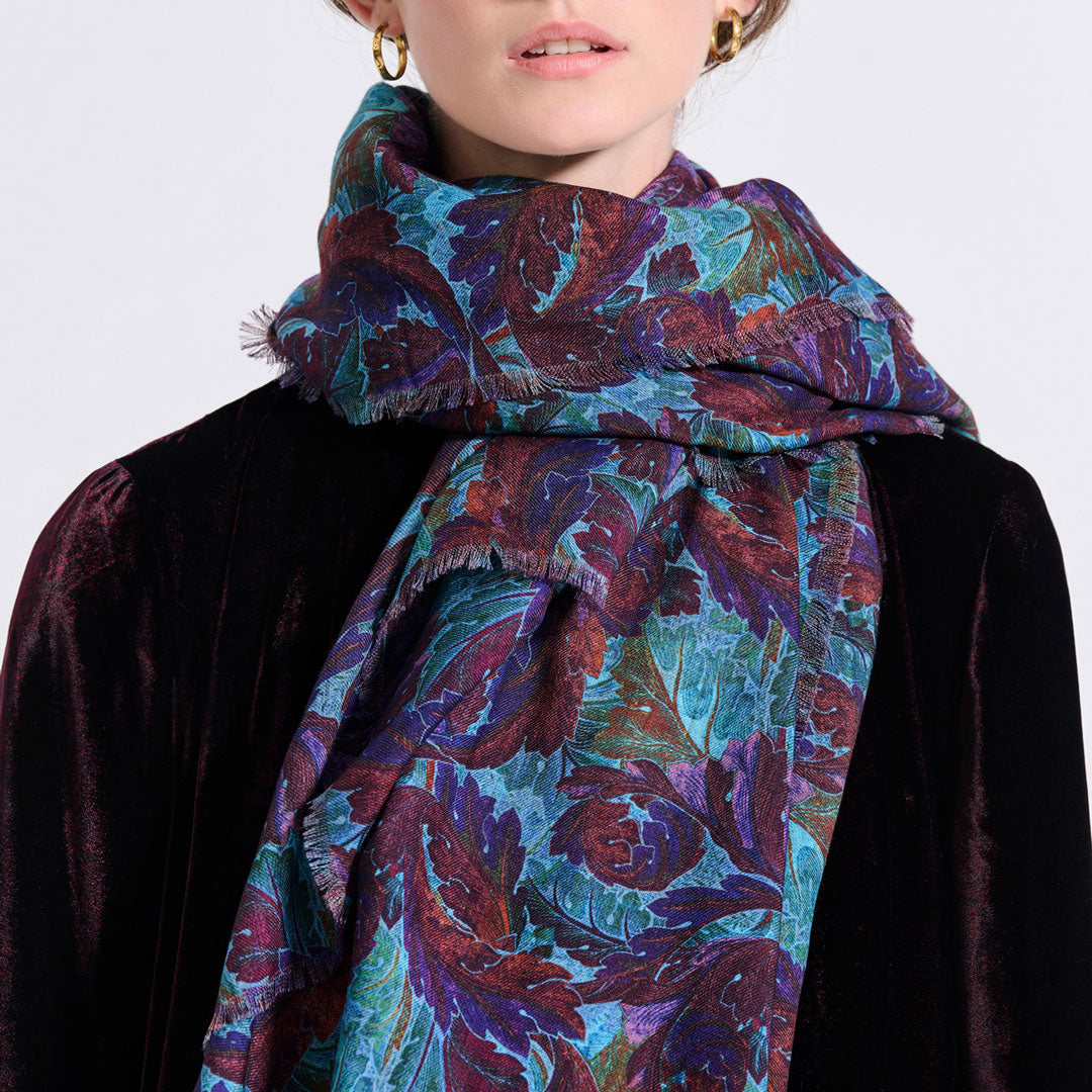 Double Sided Wool Scarf