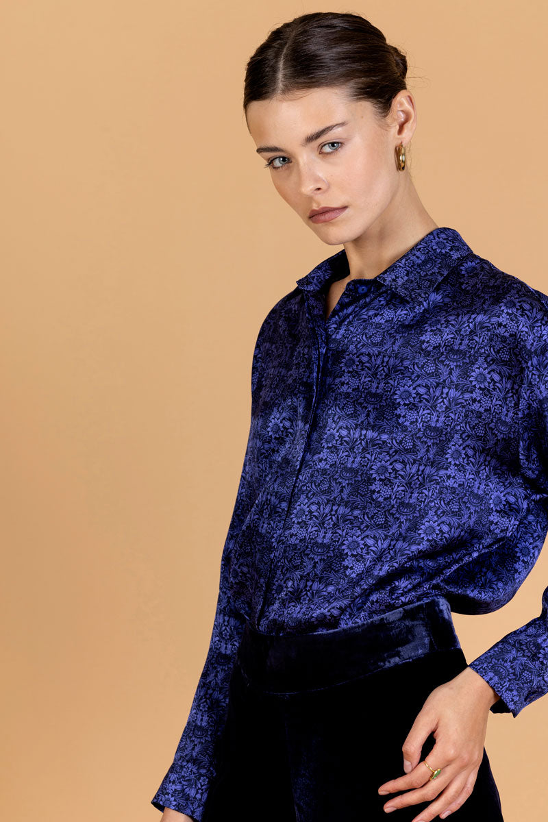 Silk Satin Shirt