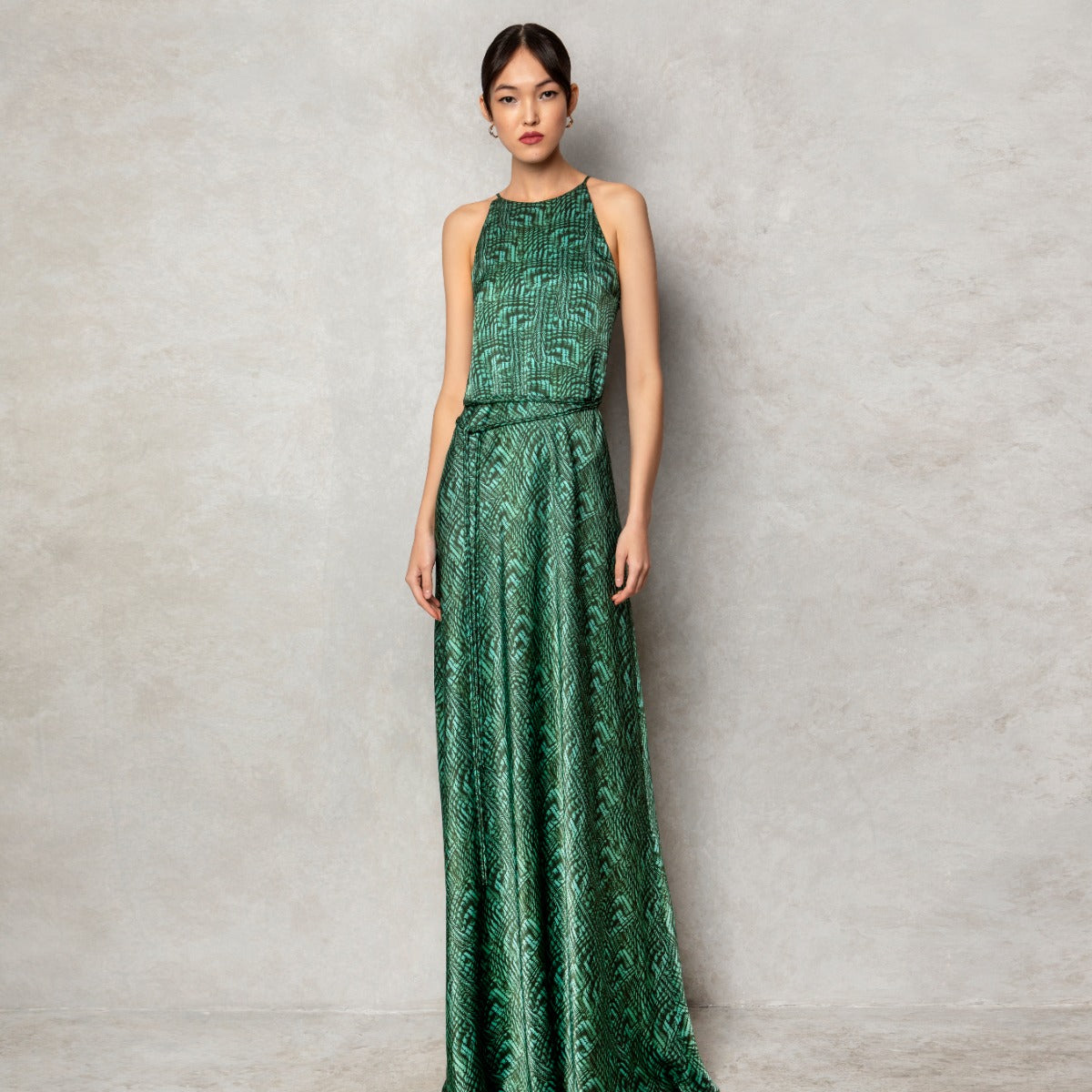 Halterneck Maxi Dress