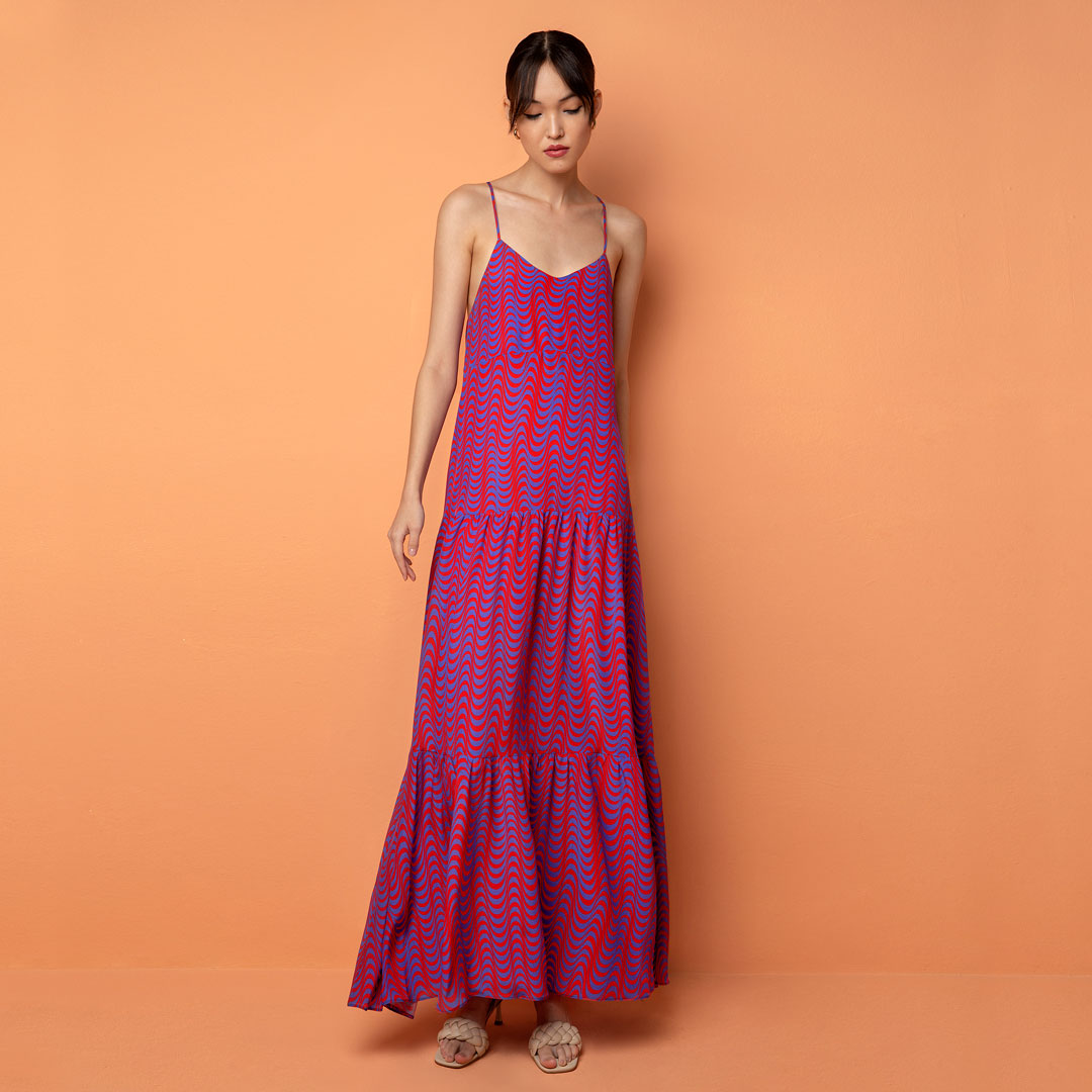 Adjustable-Strap Dress