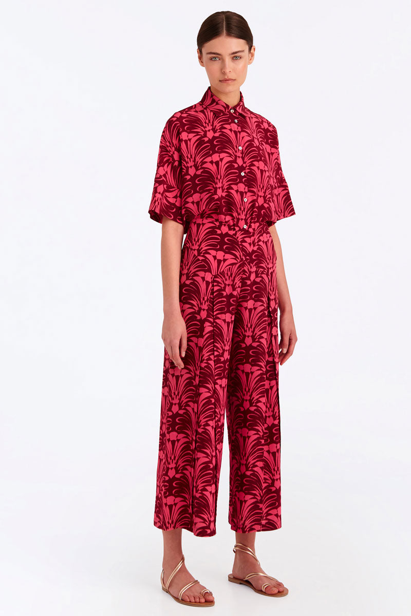 Silk Short Sleeved Shirt