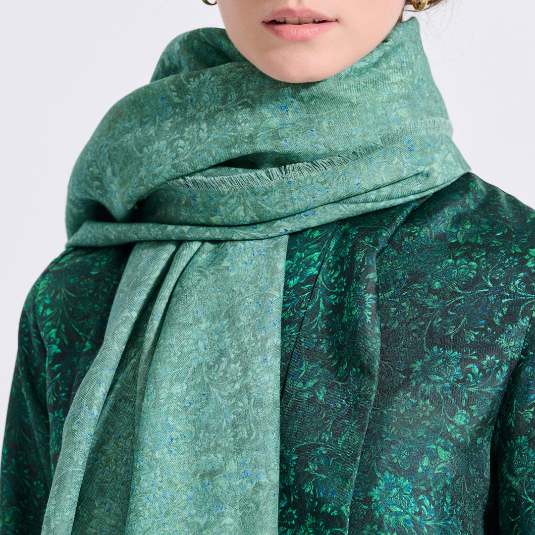 Double Sided Wool Scarf