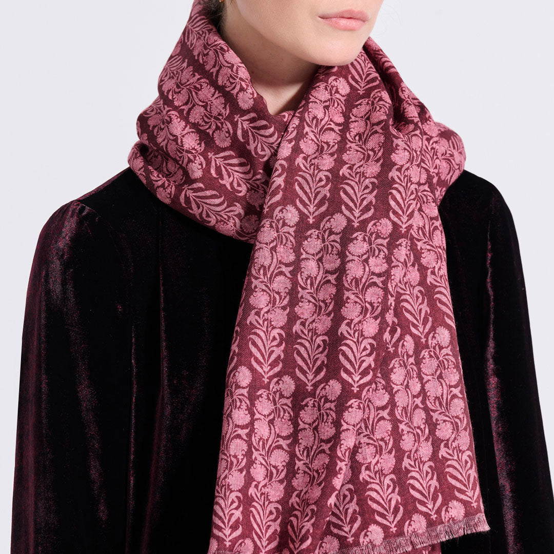 Double Sided Wool Scarf