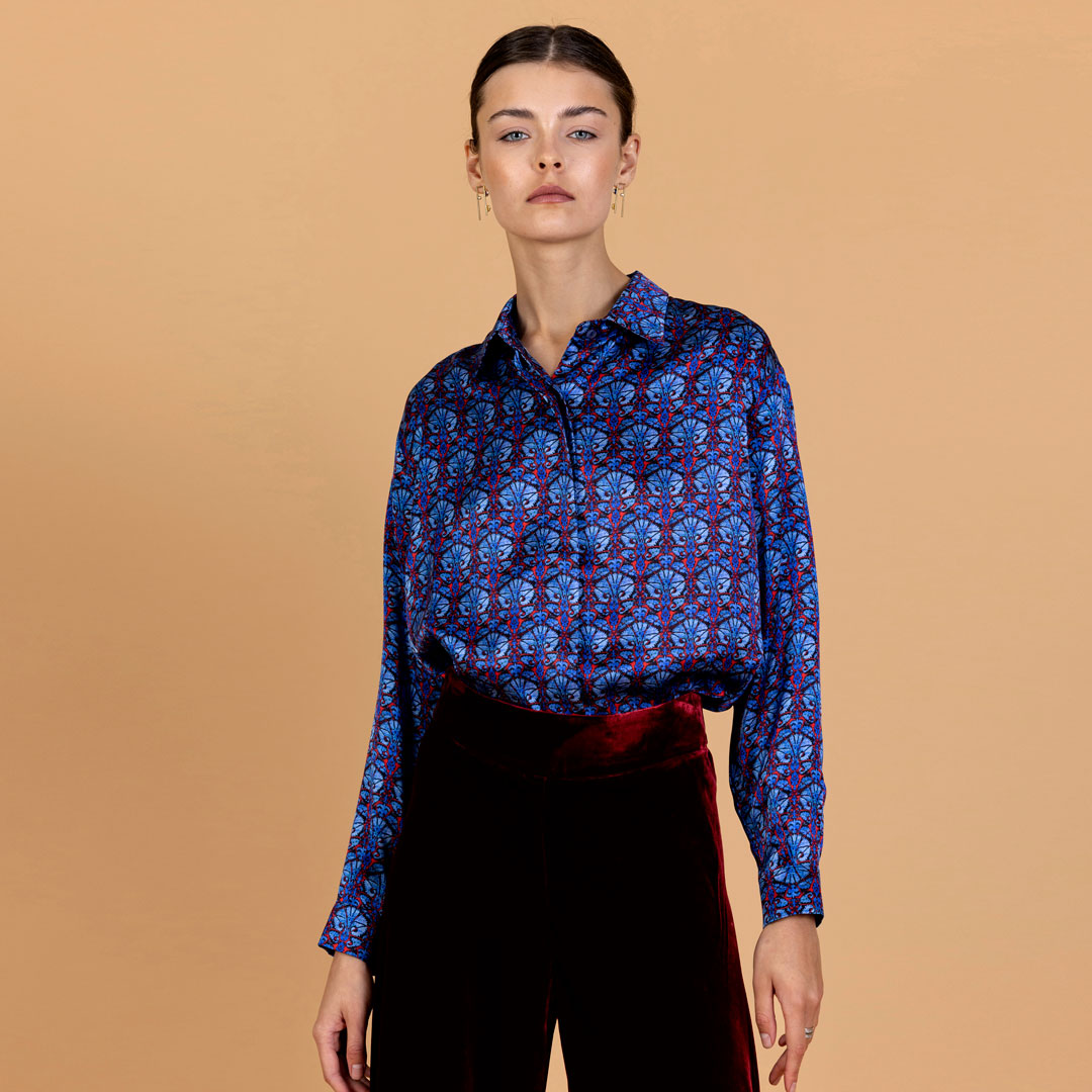 Silk Satin Shirt