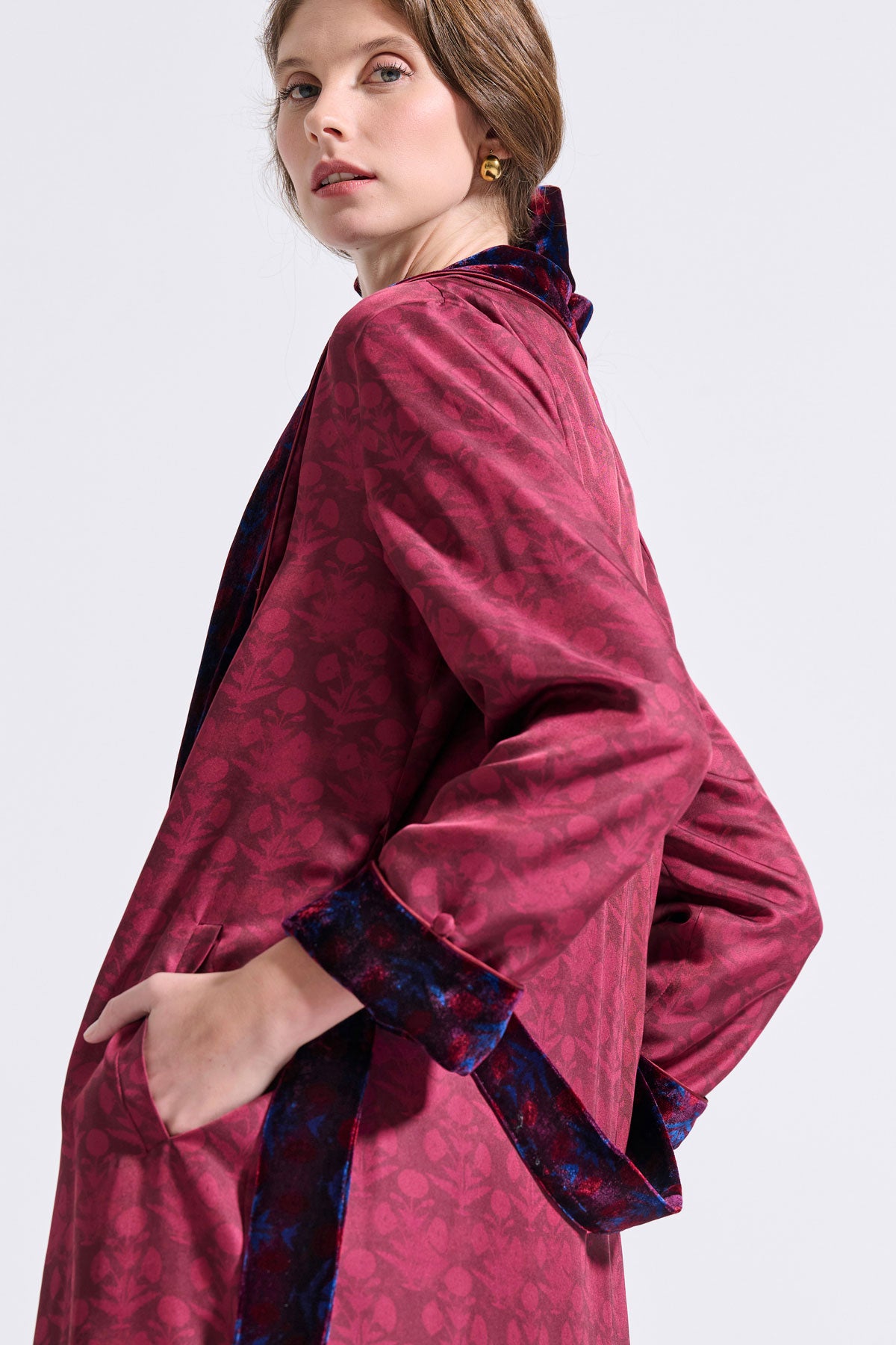 Reversible Belted Kimono
