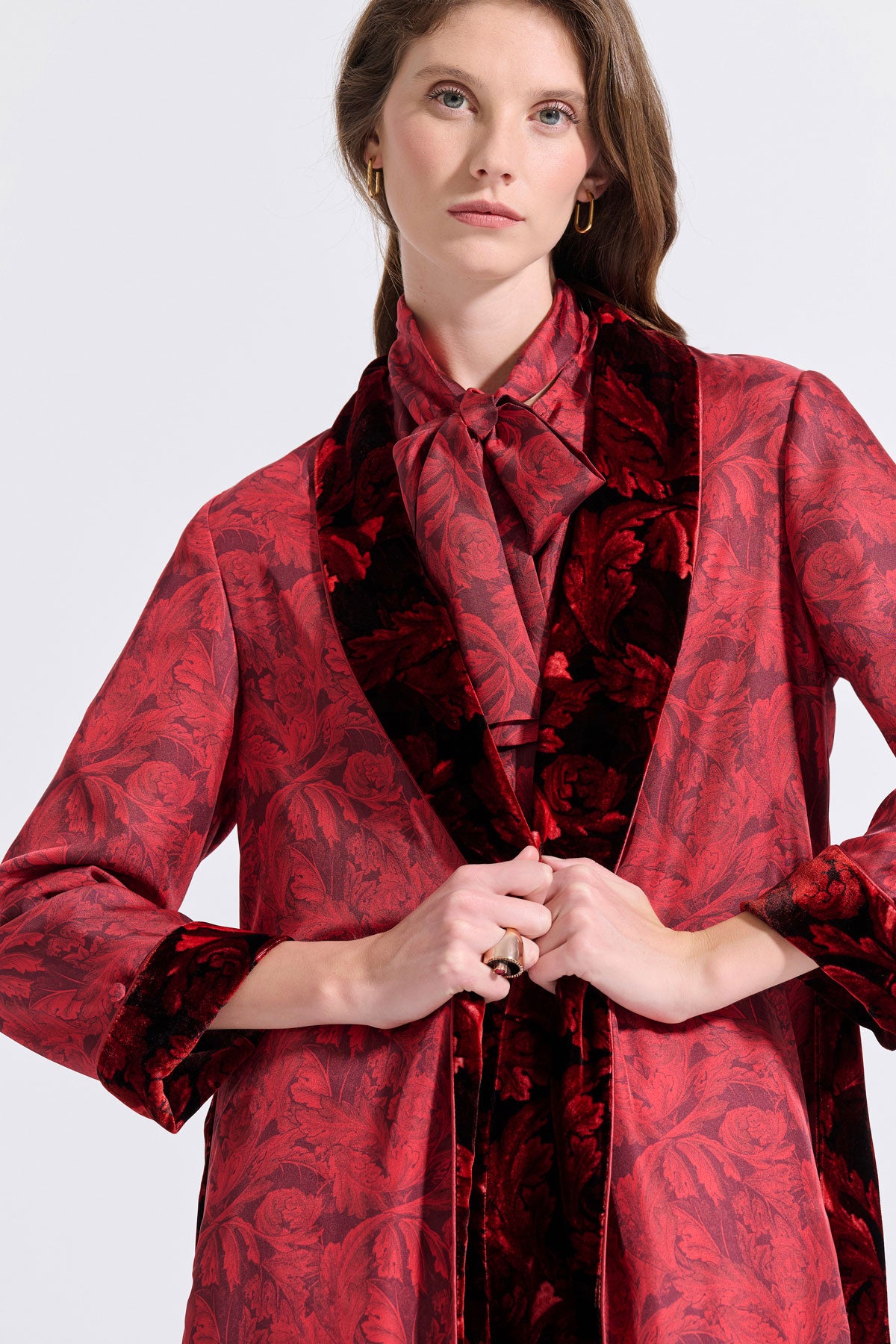 Reversible Belted Kimono