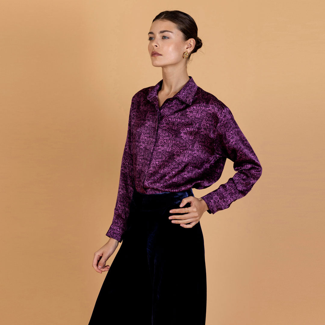 Silk Satin Shirt