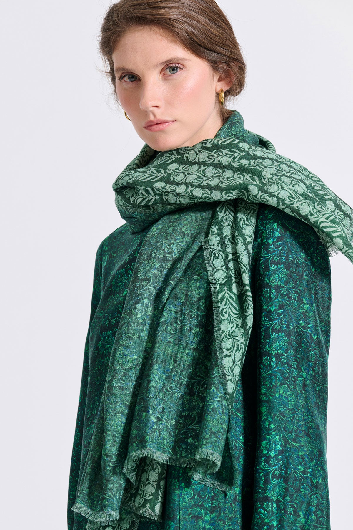 Double Sided Wool Scarf