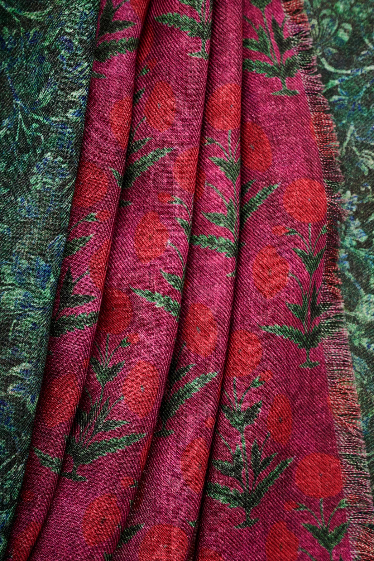 Double Sided Wool Scarf