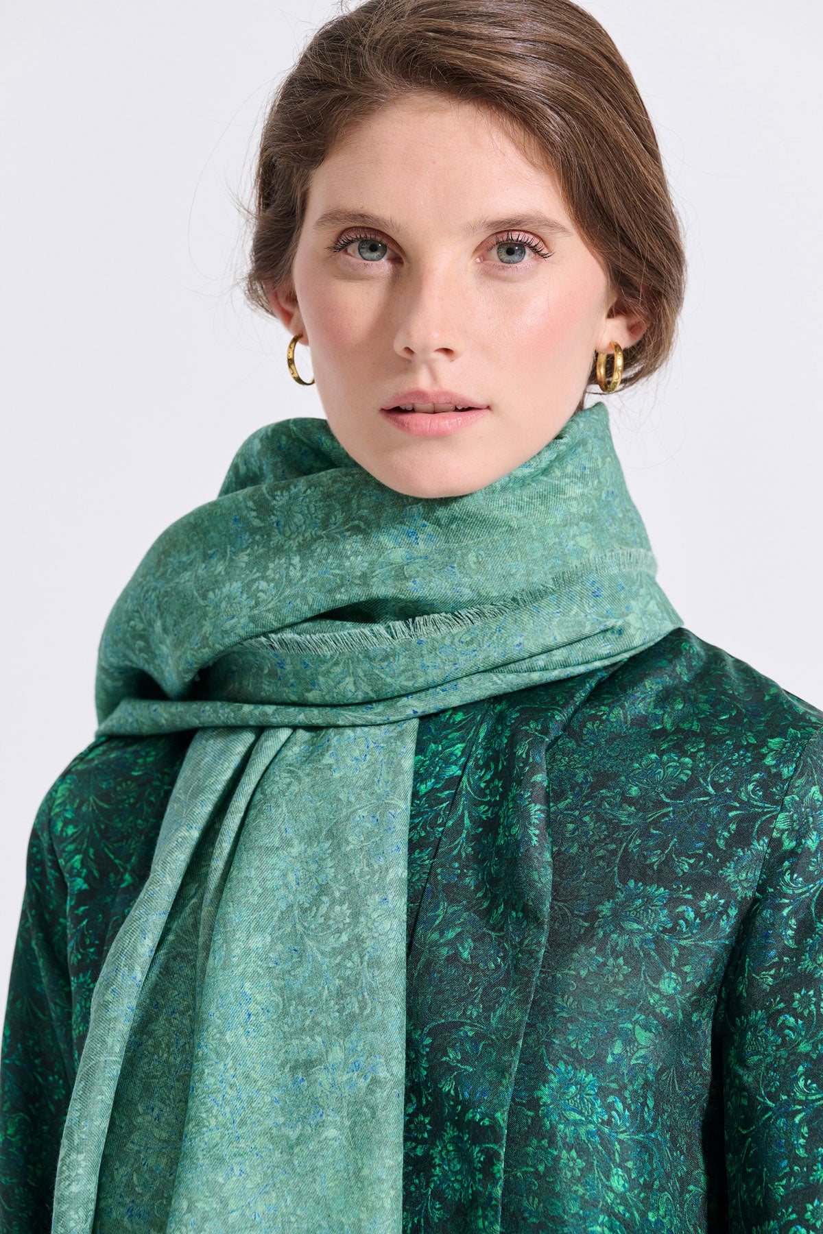 Double Sided Wool Scarf