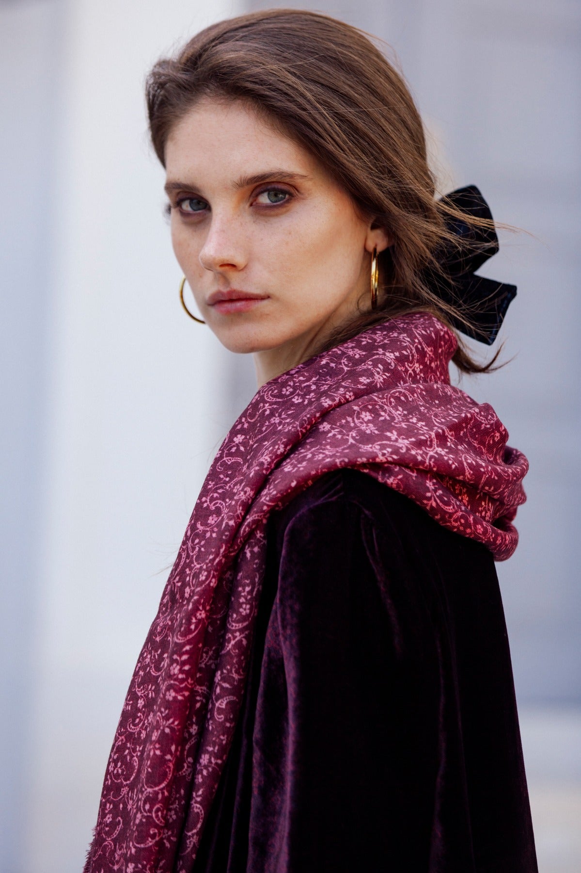 Double Sided Wool Scarf