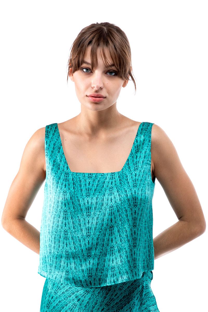 Square Neck Crop Top