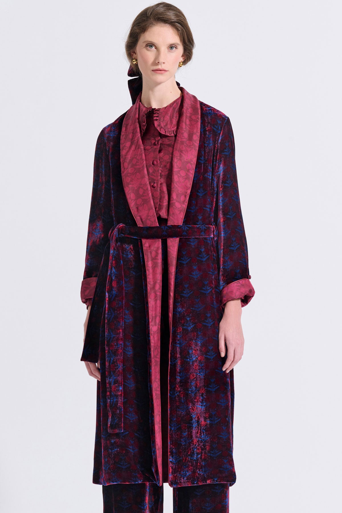 Reversible Belted Kimono