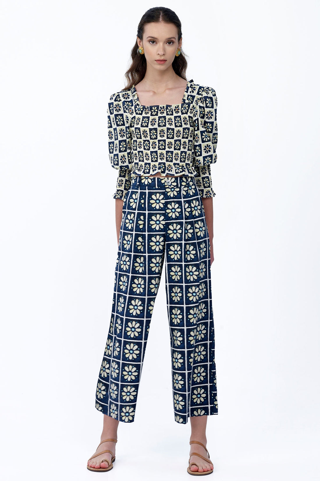 Straight Leg Trousers