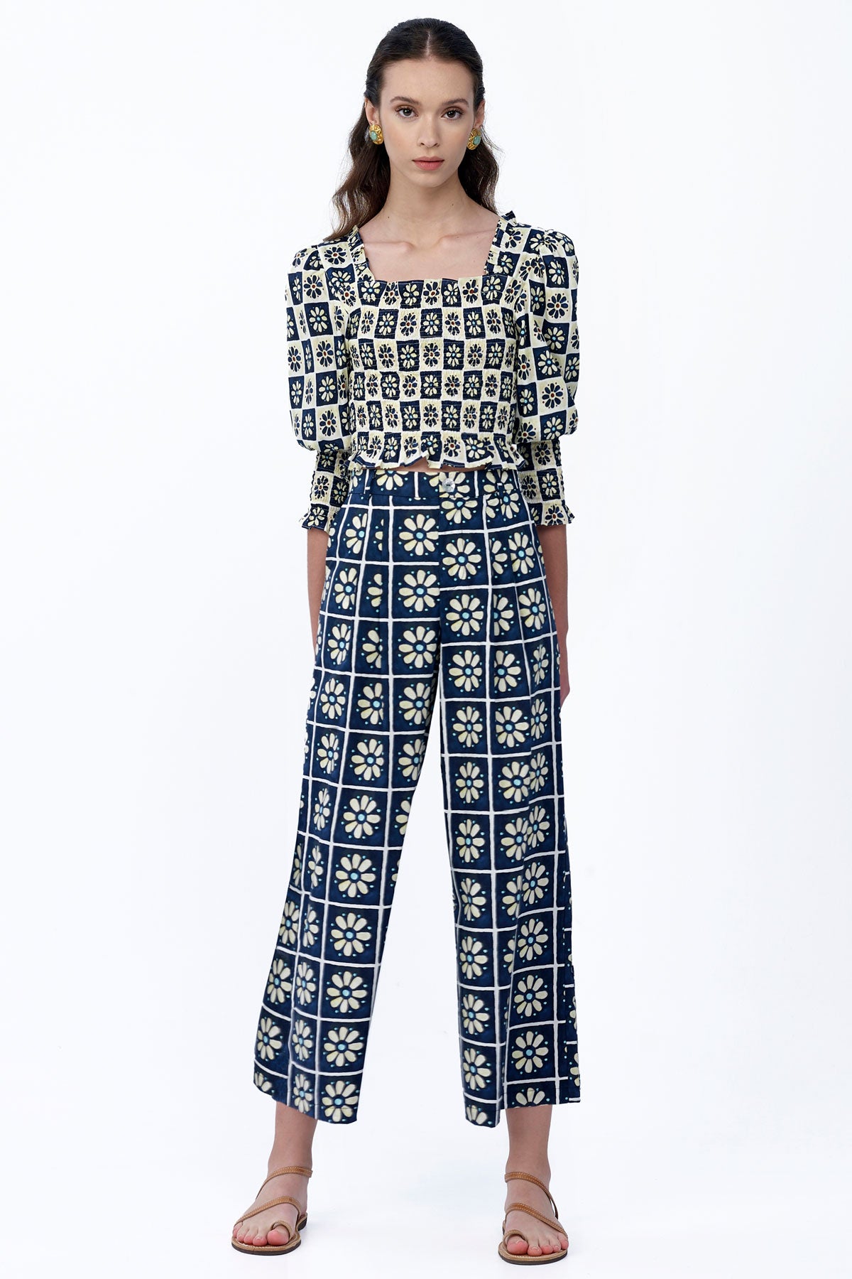 Straight Leg Trousers