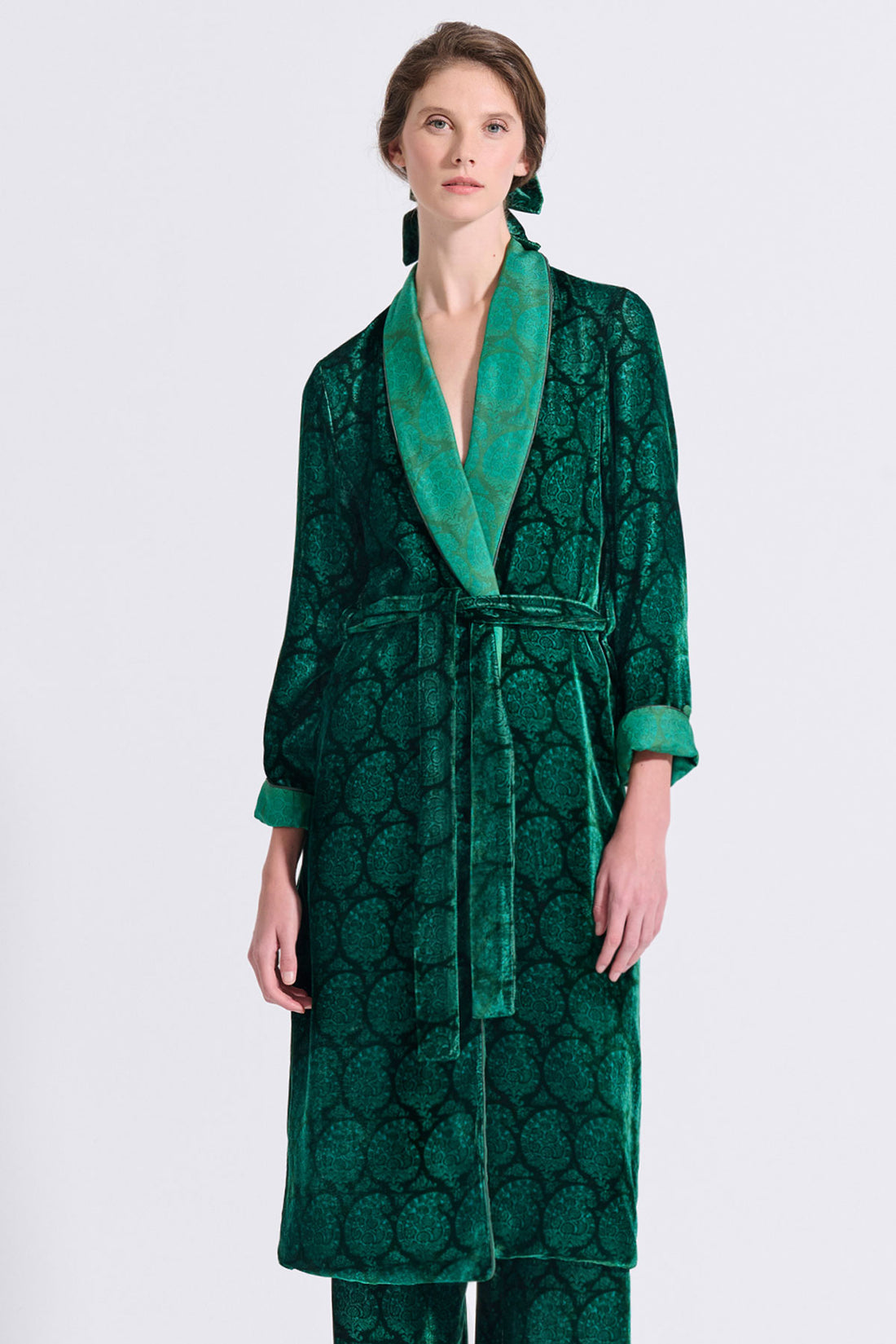 Reversible Belted Kimono