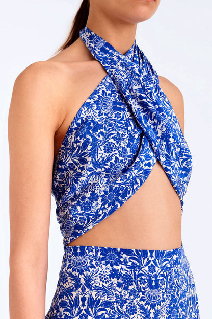 Silk Scarf Top