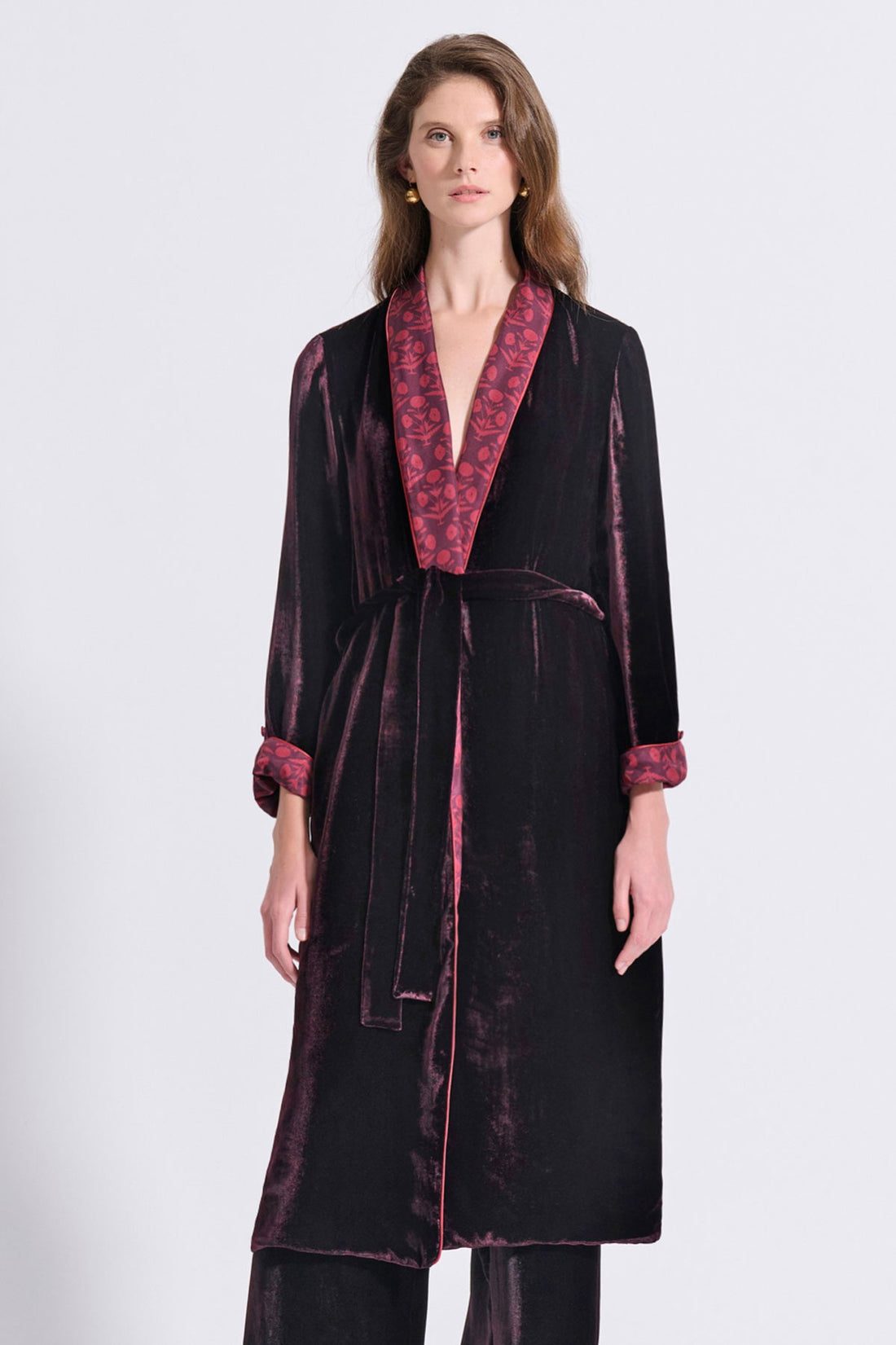 Reversible Belted Kimono