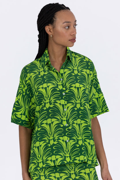 Silk Short Sleeved Shirt