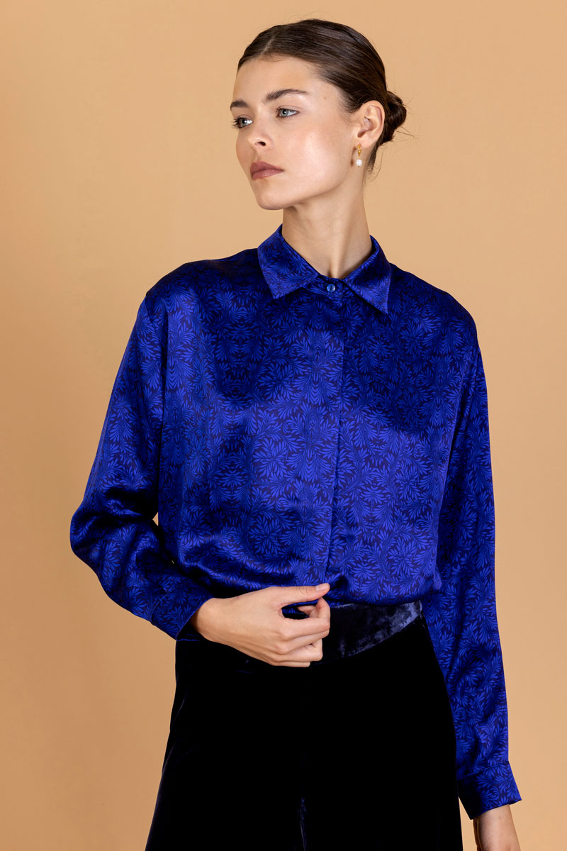 Silk Satin Shirt