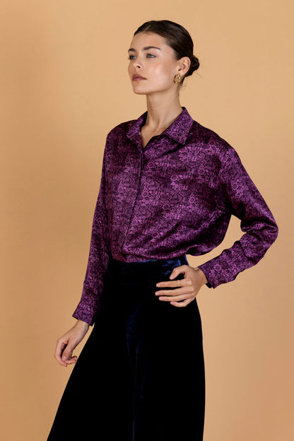Silk Satin Shirt