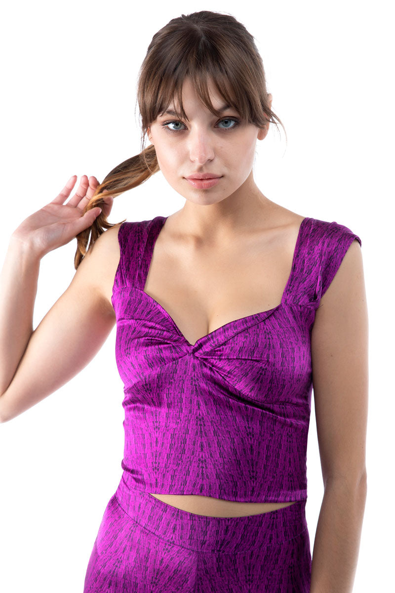 Sweetheart Décolleté Crop Top