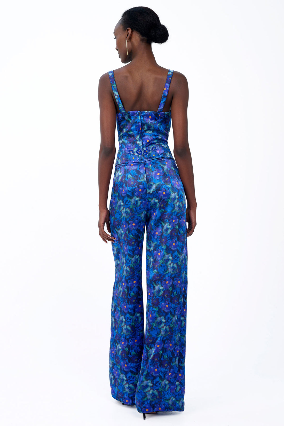 Silk Embroidered Trousers