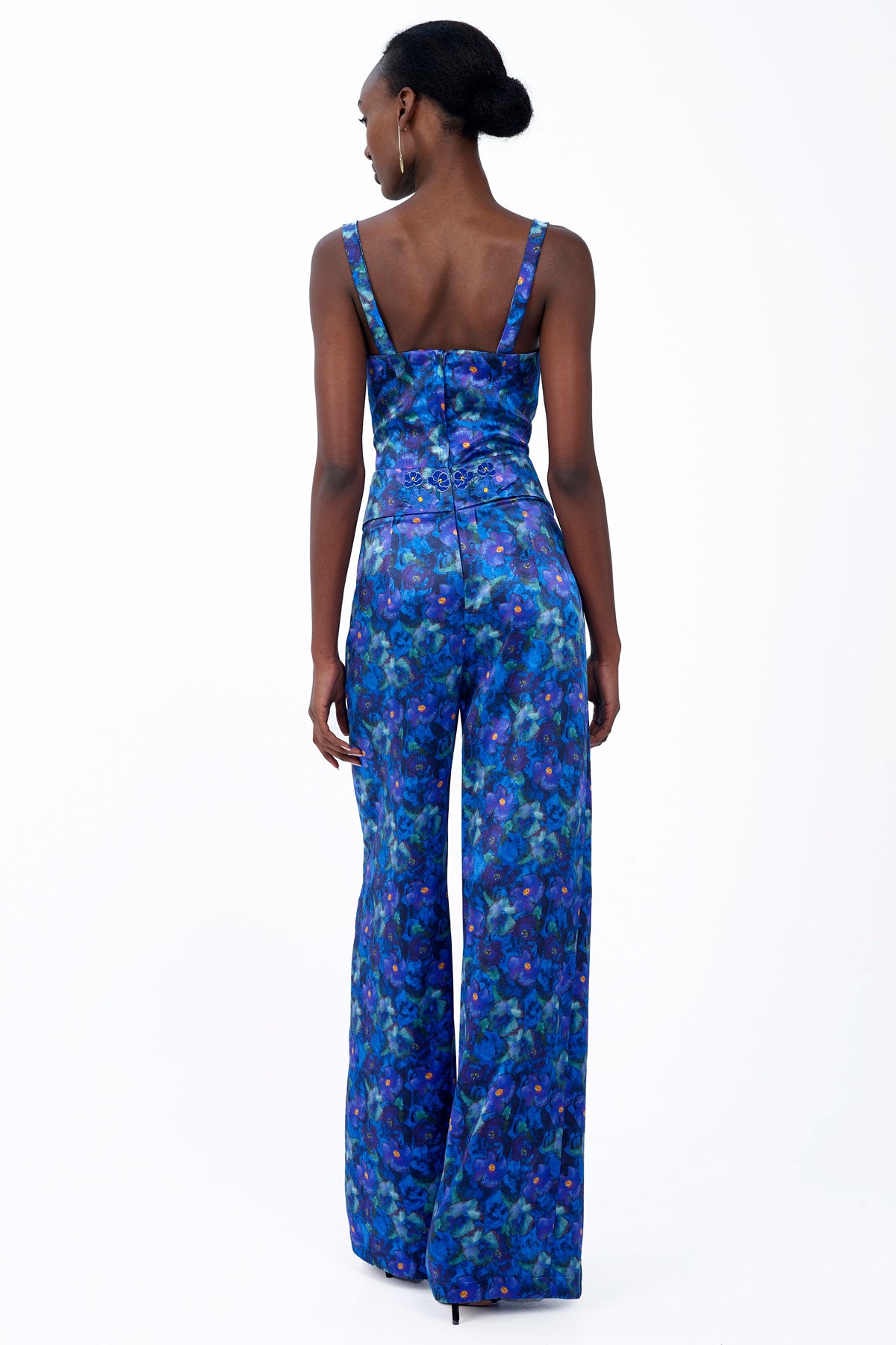 Silk Embroidered Trousers