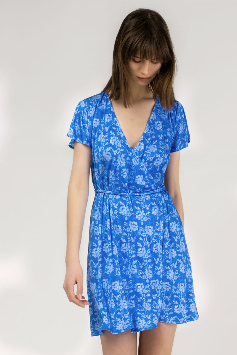 Silk Jersey Wrap Dress