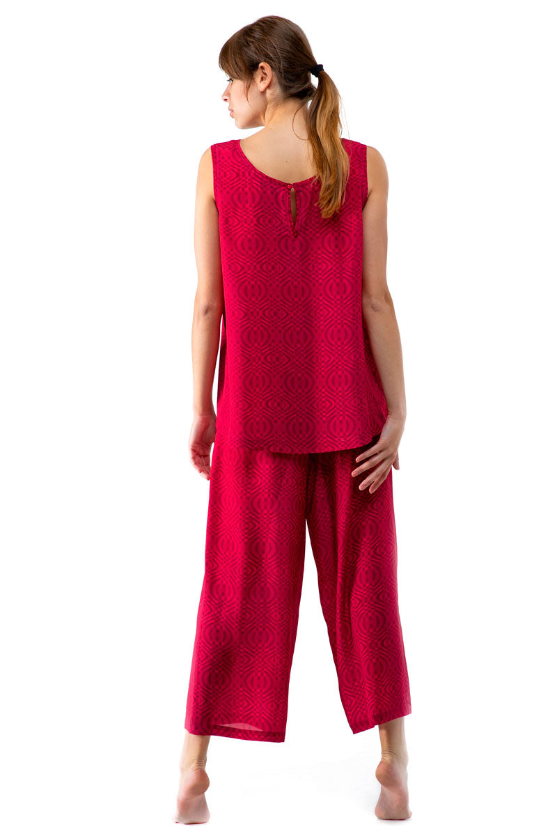 Elasticated Waist Crop Pants