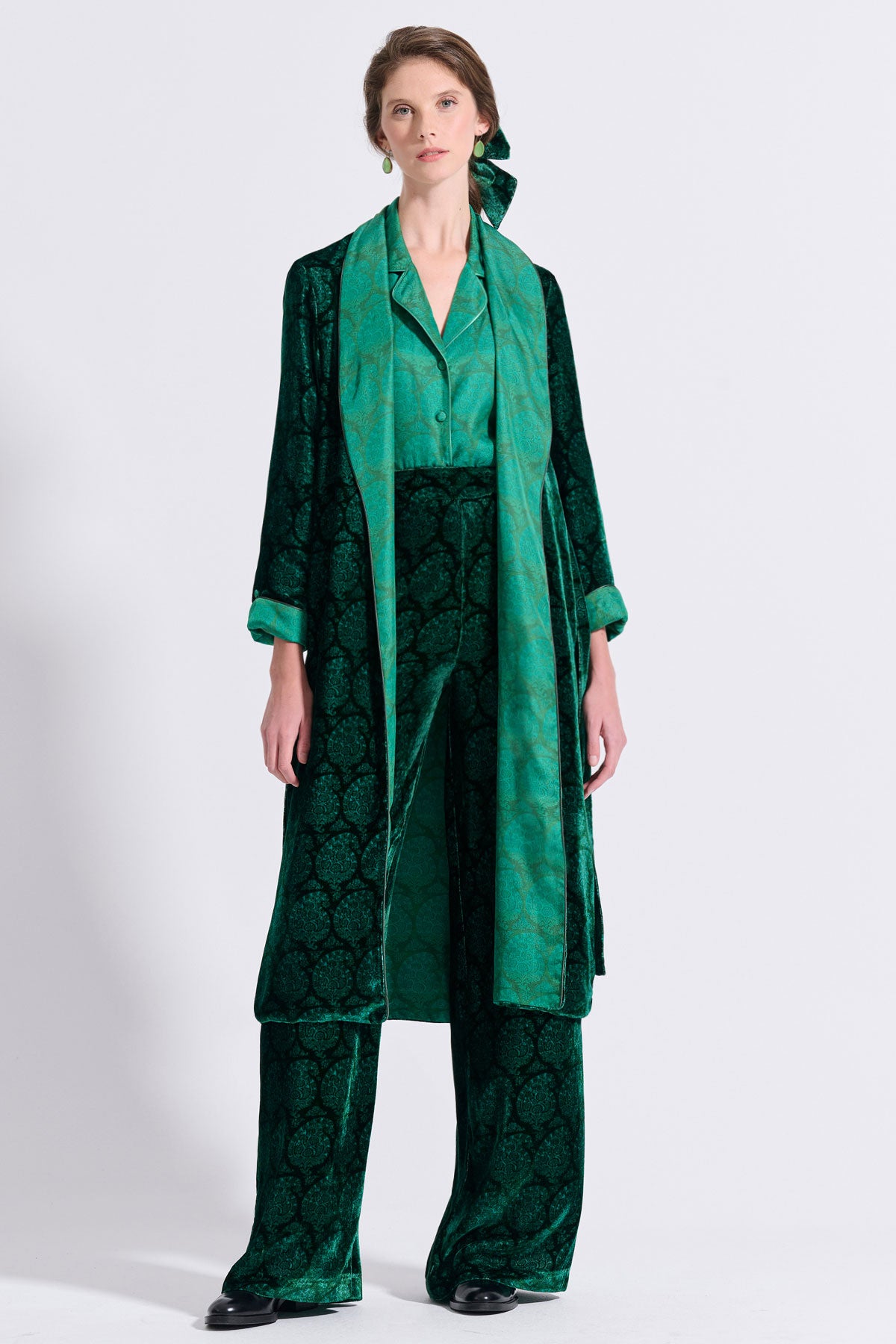 Reversible Belted Kimono