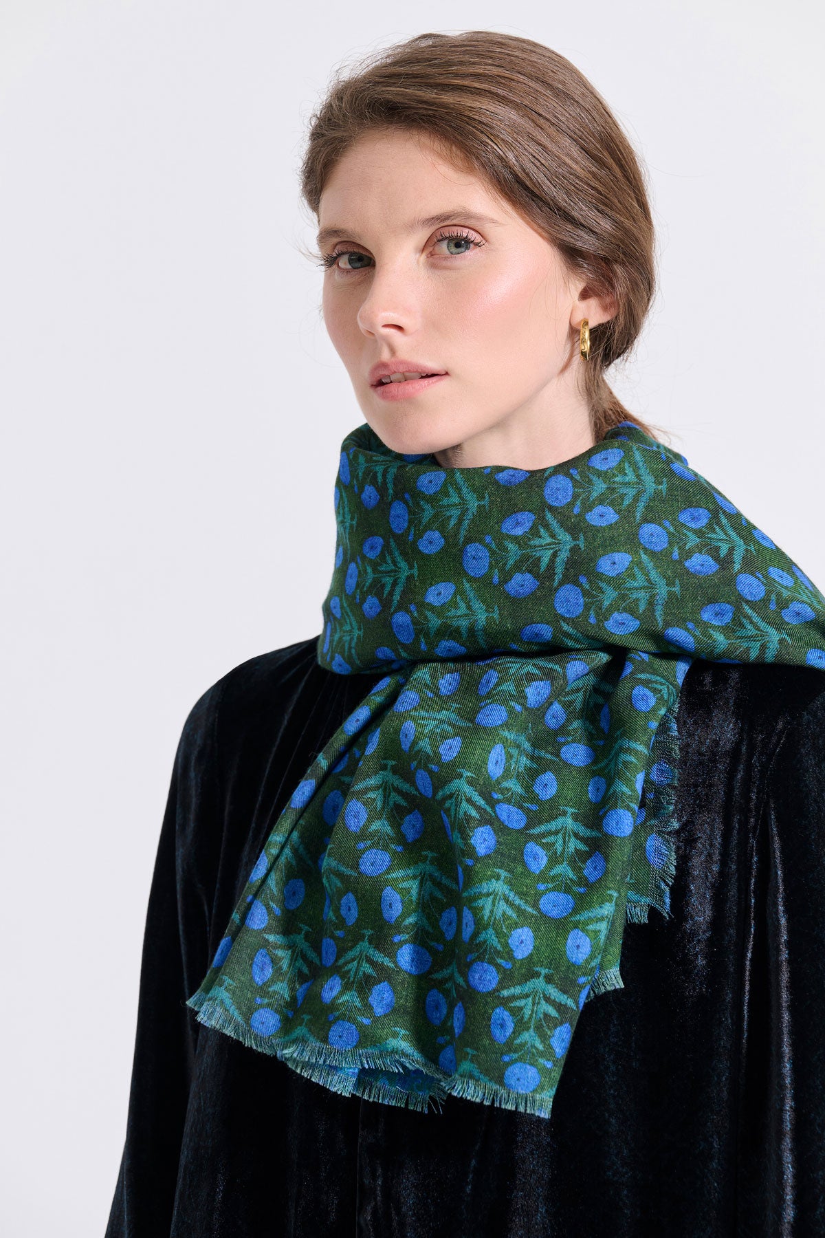 Double Sided Wool Scarf