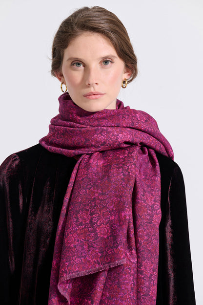 Double Sided Wool Scarf