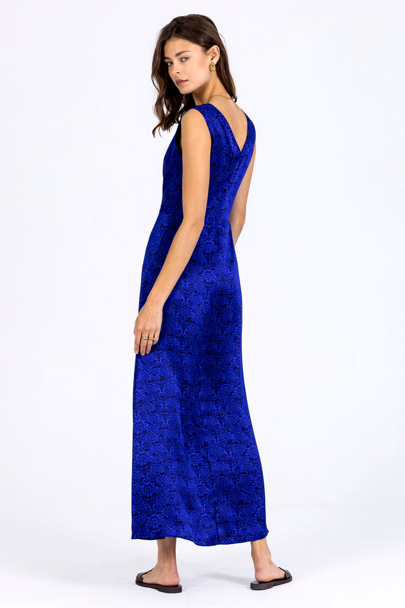 Loose Twisted Silk Dress