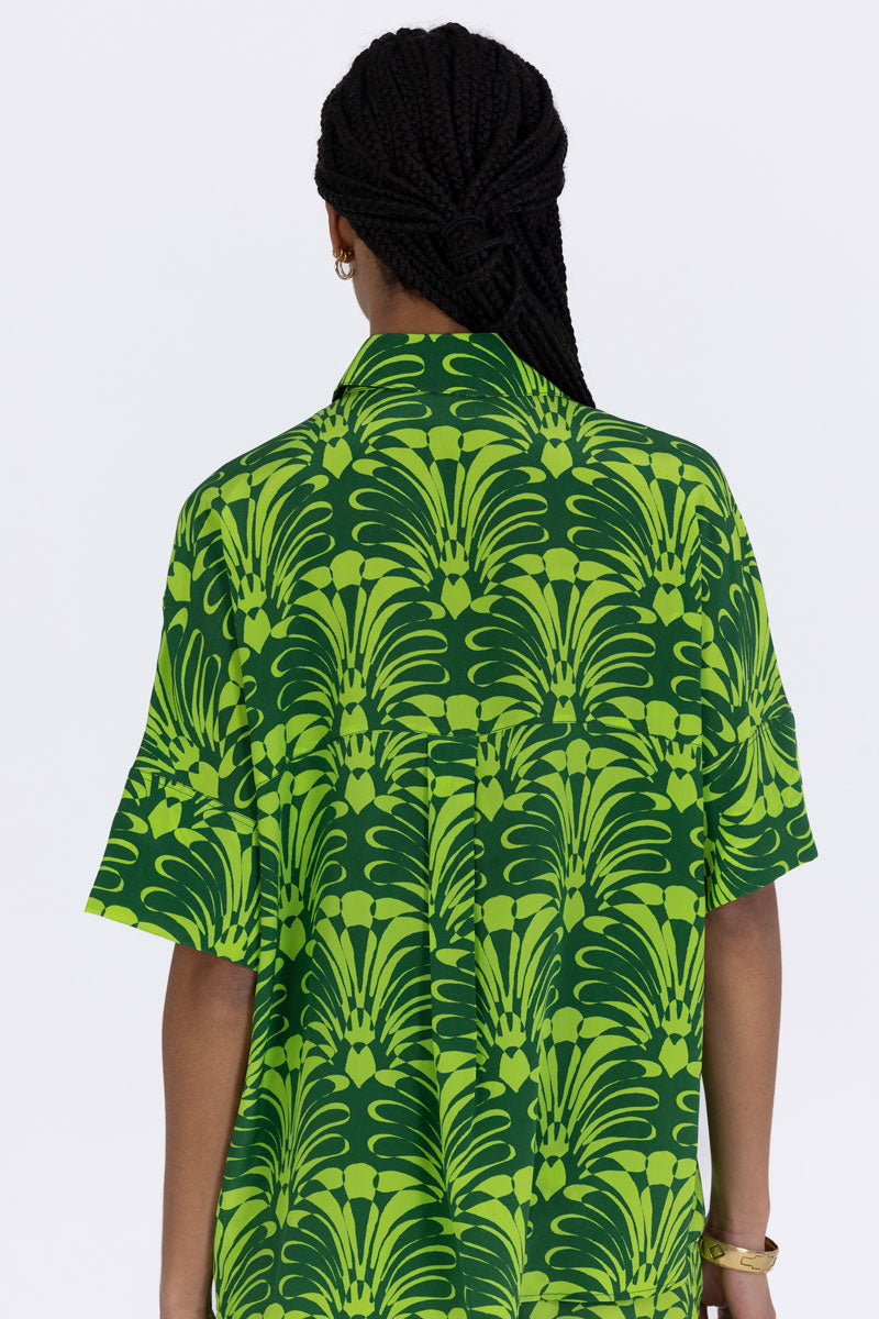 Silk Short Sleeved Shirt