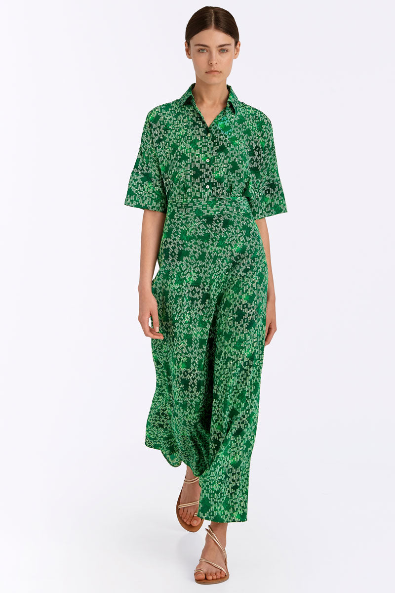 Silk Short Sleeved Shirt