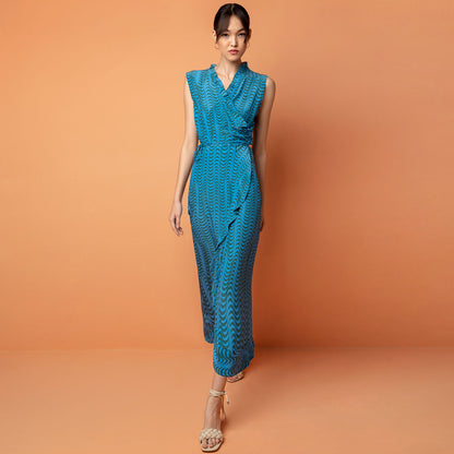 Frill Wrap Dress