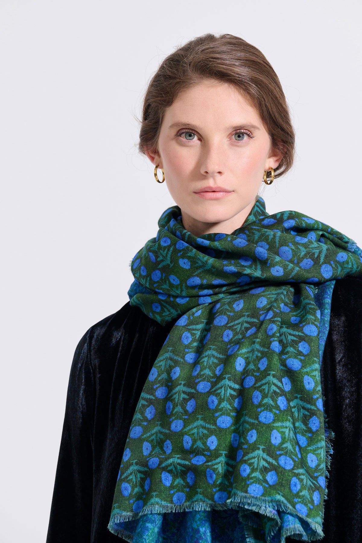 Double Sided Wool Scarf