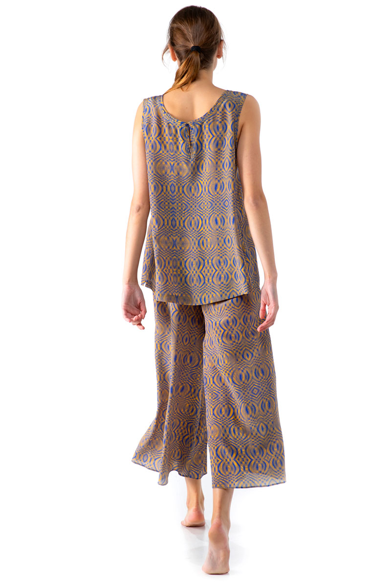 Elasticated Waist Crop Pants